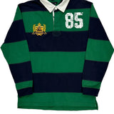 Tommy Hilfiger Striped Rugby Shirt - XL White Cotton