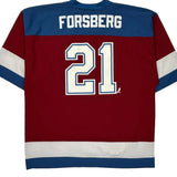 Colorado Avalanche Logo Athletics Jersey - XL Blue Polyester