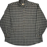 Woolrich Checked Shirt - XL Grey Cotton
