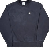 Reverse Weave Champion Sweatshirt - XL Navy Cotton