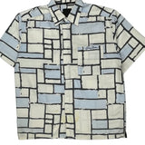 Sean John Short Sleeve Shirt - Large Multicoloured Polyester Blend