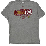 Orange Bowl Nike Graphic T-Shirt - Medium Grey Cotton