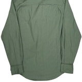 Tommy Hilfiger Striped Shirt - Small Green Cotton