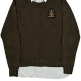Ralph Lauren Sweater - Medium White Cotton