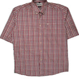 Barbour Short Sleeve Shirt - XL White Cotton