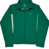 Nike Track Jacket - Medium Green Polyester