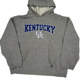 Kentucky Starter College Hoodie - XL Grey Cotton Blend