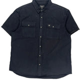 True Religion Short Sleeve Shirt - 2XL Black Cotton