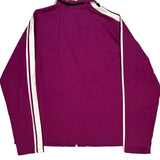 Nike Striped Track Jacket - XL Purple Polyester