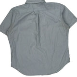 Ralph Lauren Striped Short Sleeve Shirt - XL Blue Cotton