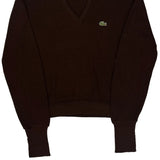 Lacoste Sweater - Small Brown Cotton