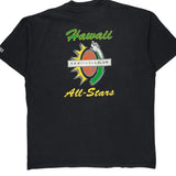 Hawaii All-Stars Asics Graphic T-Shirt - 2XL Black Cotton
