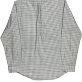 Ralph Lauren Checked Shirt - Medium White Cotton