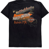 Harley Davidson Graphic T-Shirt - Small Black Cotton