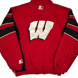 Wisconsin Starter Spellout Puffer - Large Red Polyester