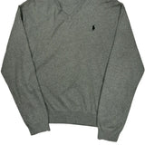 Polo By Ralph Lauren Sweater - Large Gray Cotton