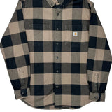 Carhartt Checked Flannel Shirt - Medium Beige Cotton
