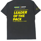 Leader Of The Pack Gildan Nascar T-Shirt - Large Black Cotton Blend