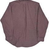 Ralph Lauren Checked Shirt - XL Burgundy Cotton