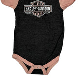 Age 12-18 Months Harley Davidson Graphic Top - 2XS Pink Cotton Blend
