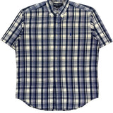 Blaire Ralph Lauren Checked Short Sleeve Shirt - Large Blue Cotton