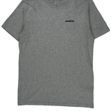 Responsibili-Tee Patagonia T-Shirt - Large Gray Cotton Blend