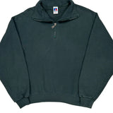 Made In USA Russell Athletic Sweatshirt - Large Green Cotton