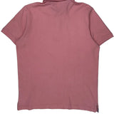 Tommy Hilfiger Slim Fit Polo Shirt - Large Pink Cotton