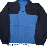New Balance Windbreaker - Large Blue Nylon