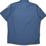 Red Kap Short Sleeve Shirt - Large Blue Polyester Blend