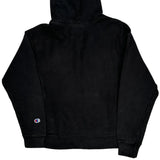 Champion Reverse Weave Hoodie - Small Black Cotton