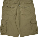 Levis Cargo Shorts - 36W 10L Khaki Cotton