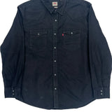 Levis Denim Shirt - Large Black Cotton