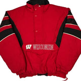 Wisconsin Starter Spellout Puffer - Large Red Polyester