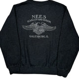 Nees Harley-Davidson Galesburg, Il Harley Davidson Graphic Sweatshirt - Large Gray Cotton Blend