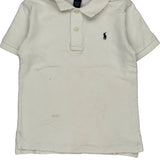 Age 5 Polo By Ralph Lauren Polo Shirt - Small White Cotton