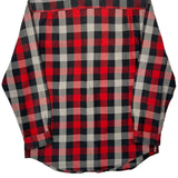 Carhartt Checked Flannel Shirt - Large Red Cotton