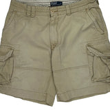 Polo By Ralph Lauren Cargo Shorts - 38W 9L Beige Cotton
