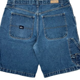 Quiksilver Denim Shorts - 38W 9L Blue Denim
