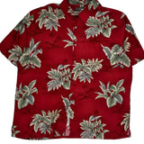Croft & Barrow Hawaiian Shirt - XL Red Cotton