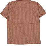 Age 6 Polo By Ralph Lauren Checked Short Sleeve Shirt - XS Orange Cotton