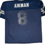 Cowboys Champion Nfl Football Jersey - Large Blue Polyester
