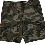 Wrangler Camo Cargo Shorts - 34W 10L Camo Cotton