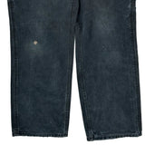 Carhartt Carpenter Trousers - 30W 28L Dark Wash Cotton