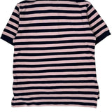 Age 4 Polo By Ralph Lauren Striped Polo Shirt - Small Pink Cotton