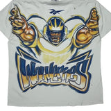 Wolverines Reebok College T-Shirt - Large White Cotton