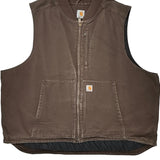 Carhartt Gilet - 4XL Brown Cotton