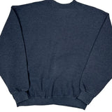 Blank Russell Athletic Sweatshirt - Large Grey Cotton Blend