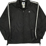 Adidas Windbreaker - Medium Black Nylon