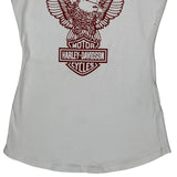 Eagle Graphic Harley Davidson Graphic Tank Top - XS Red Cotton